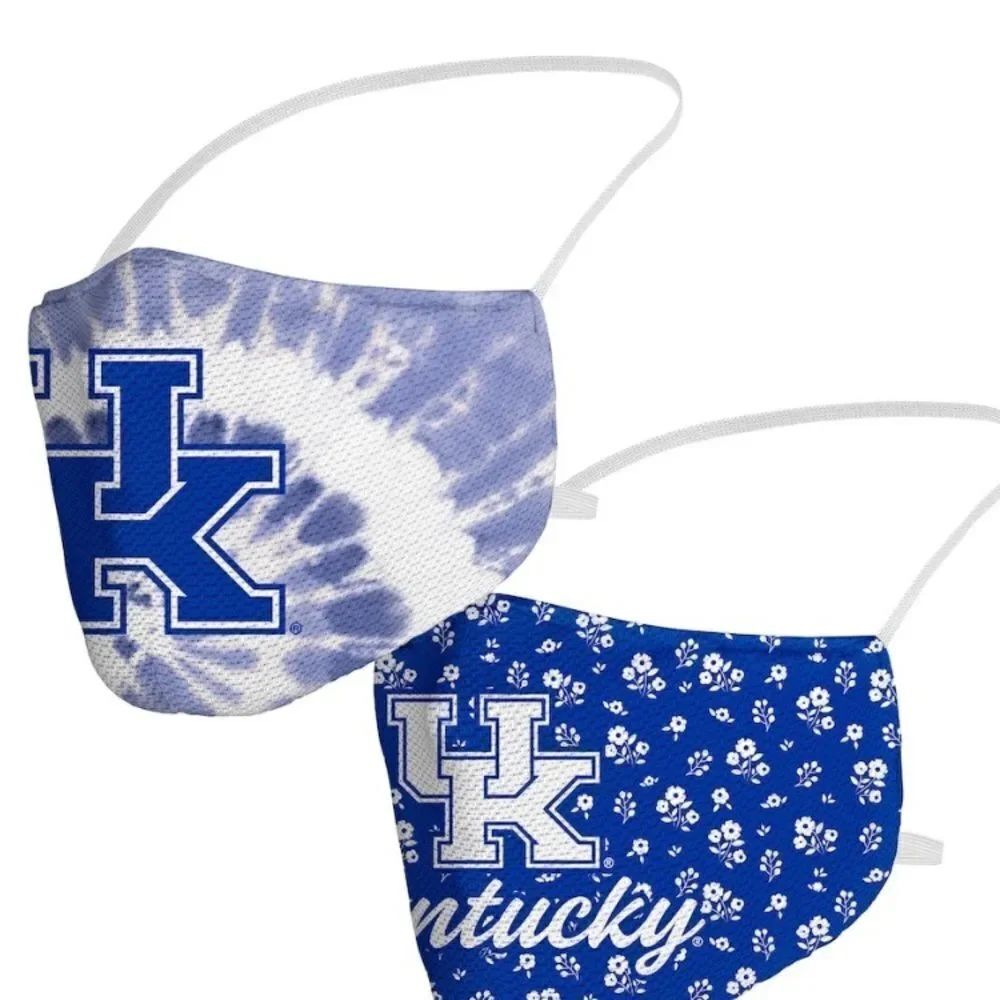 NIP UNIVERSITY of KENTUCKY WILDCATS NCAA Face Covering Face Mask Masks Set of 3